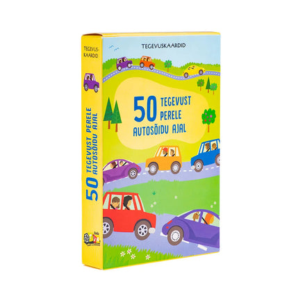 Tegevuskaardid: 50 tegevust perele autosõidu ajal-Lastemängud-Brain Games OÜ