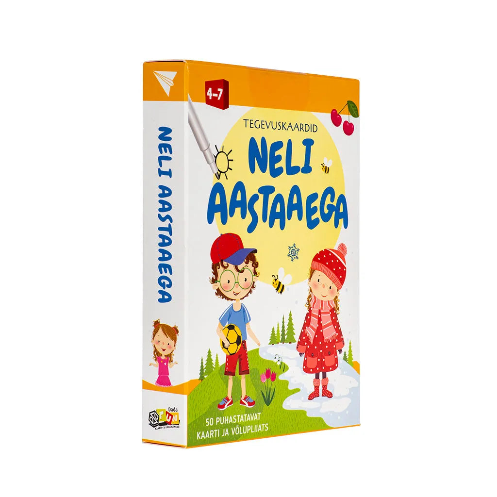 Tegevuskaardid: Neli aastaaega-Lastemängud-Brain Games OÜ