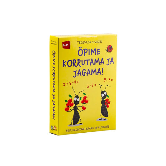 Tegevuskaardid Õpime korrutama ja jagama!