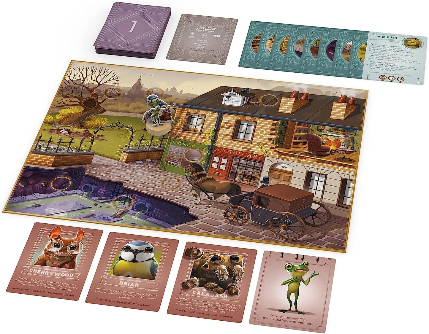 The Animals of Baker Street-w001 WHSX Board / Card Games-Brain Games OÜ