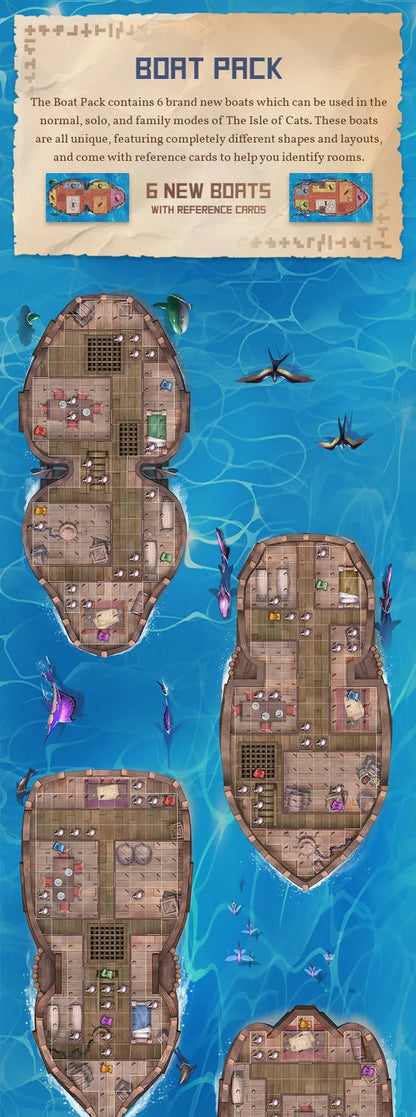 The Isle of Cats: Boat Pack-001 Board / Card Games-Brain Games OÜ