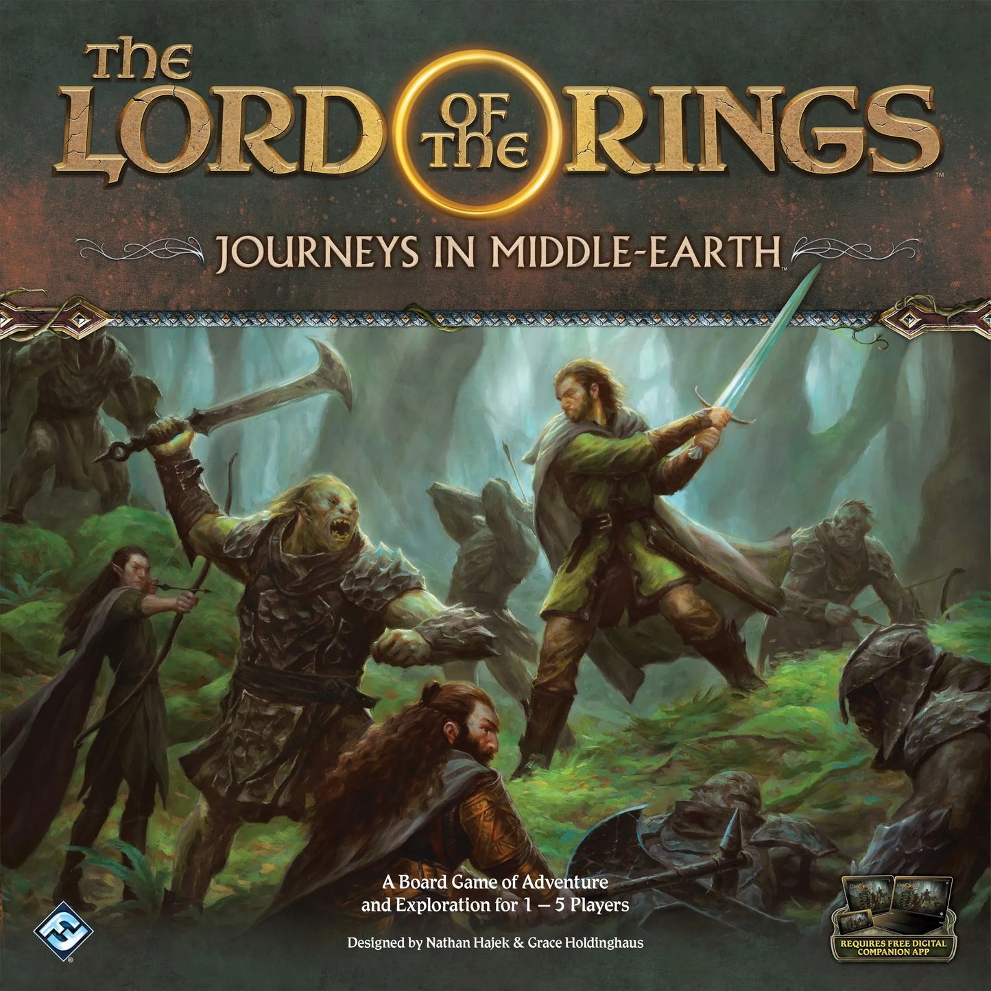 The Lord of the Rings: Journeys in Middle-Earth-101 Board / Card Games-Brain Games OÜ