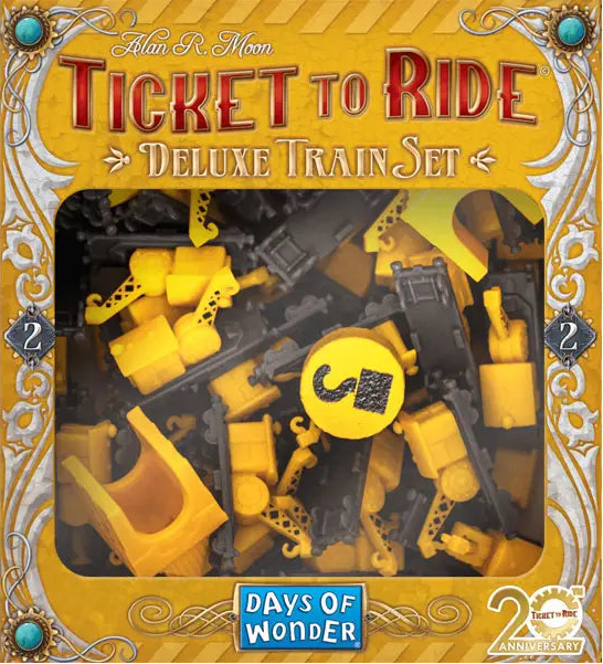 Ticket To Ride Deluxe Train Set (Kollane)-Strateegiamängud-Brain Games OÜ