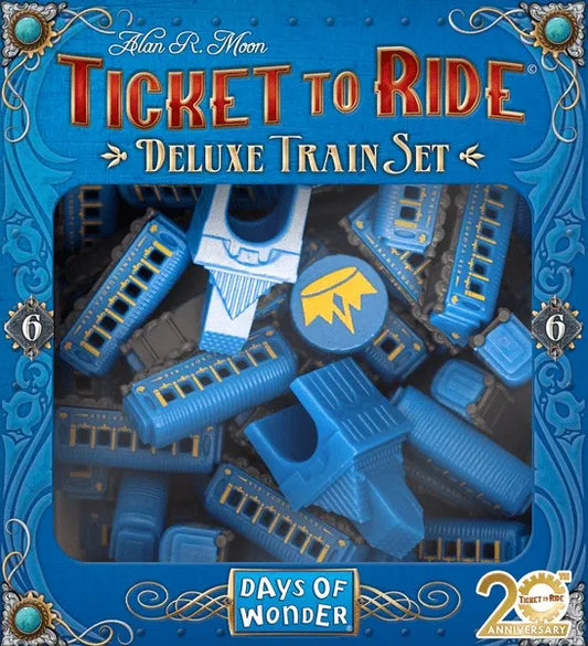 Ticket To Ride Deluxe Train Set (Sinine)-Strateegiamängud-Brain Games OÜ