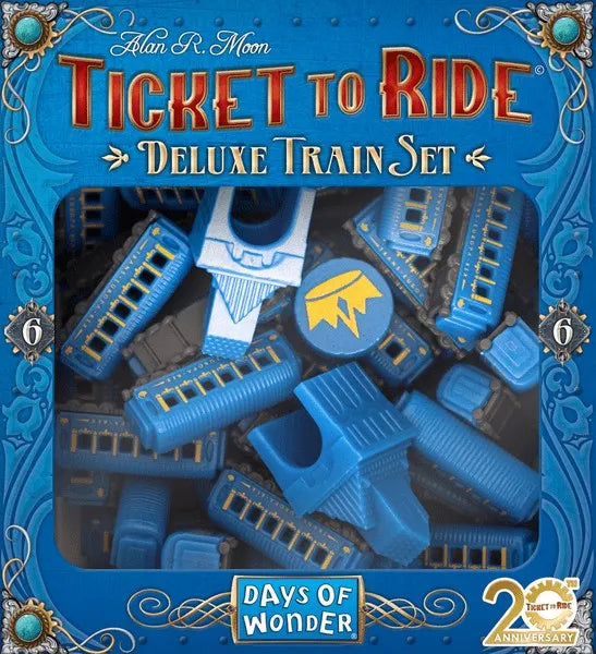 Ticket To Ride Deluxe Train Set (Sinine)-Strateegiamängud-Brain Games OÜ