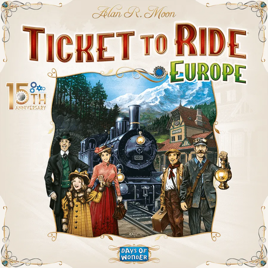 Ticket to Ride Europe 15th Anniversary-101 Board / Card Games-Brain Games OÜ