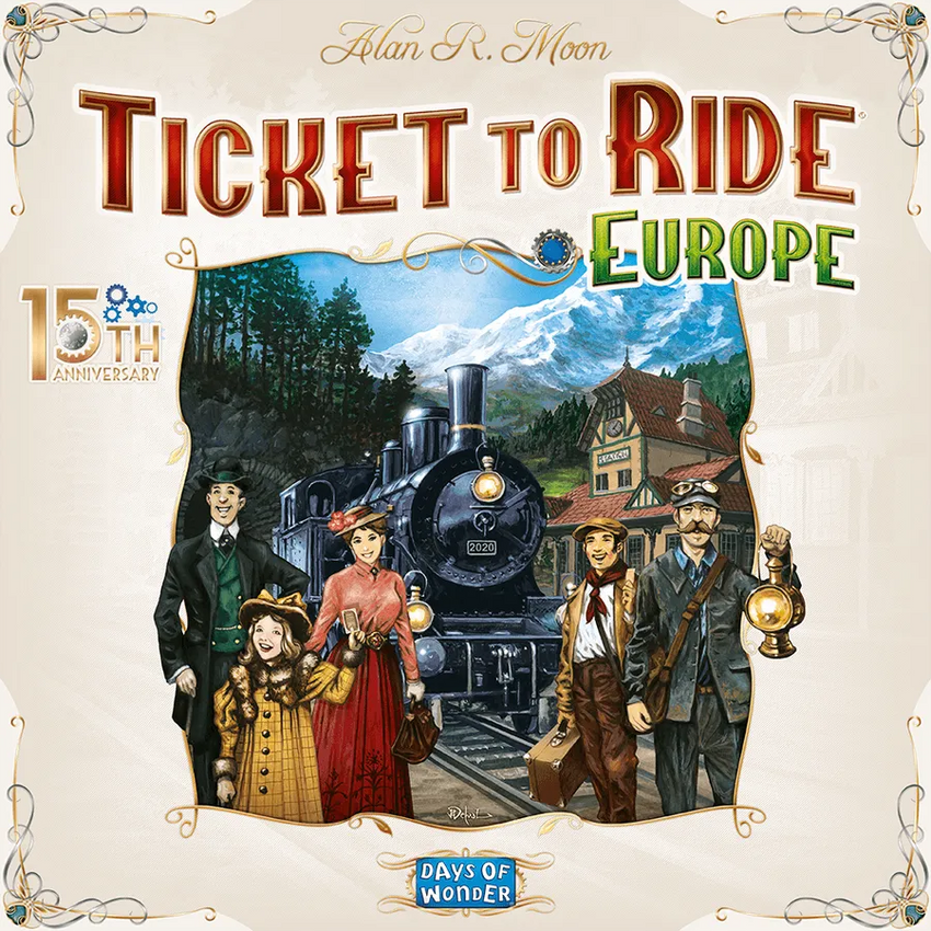 Ticket to Ride Europe 15th Anniversary-101 Board / Card Games-Brain Games OÜ