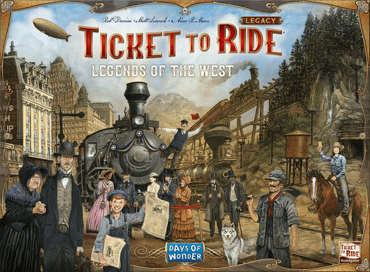 Ticket to Ride Legacy: Legends of the West-101 Board / Card Games-Brain Games OÜ
