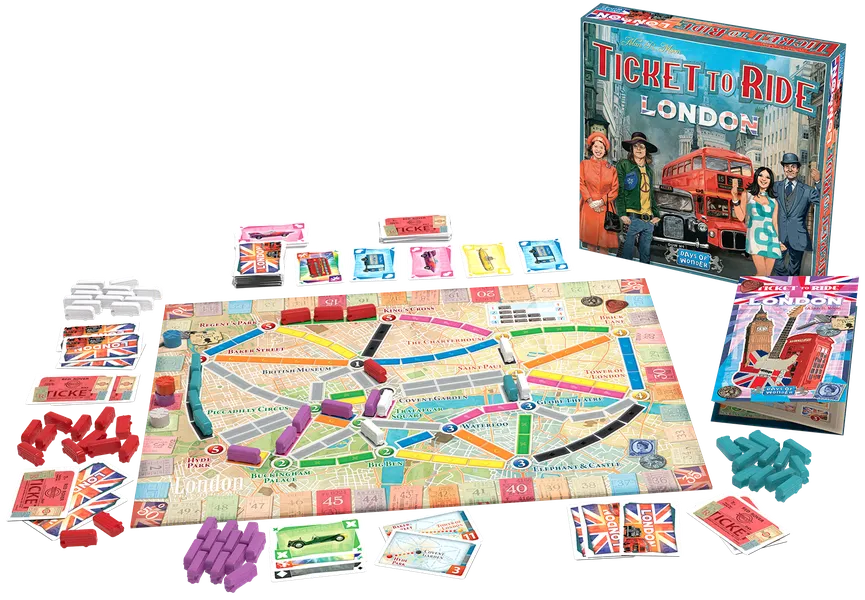 Ticket To Ride: London-001 Board / Card Games-Brain Games OÜ