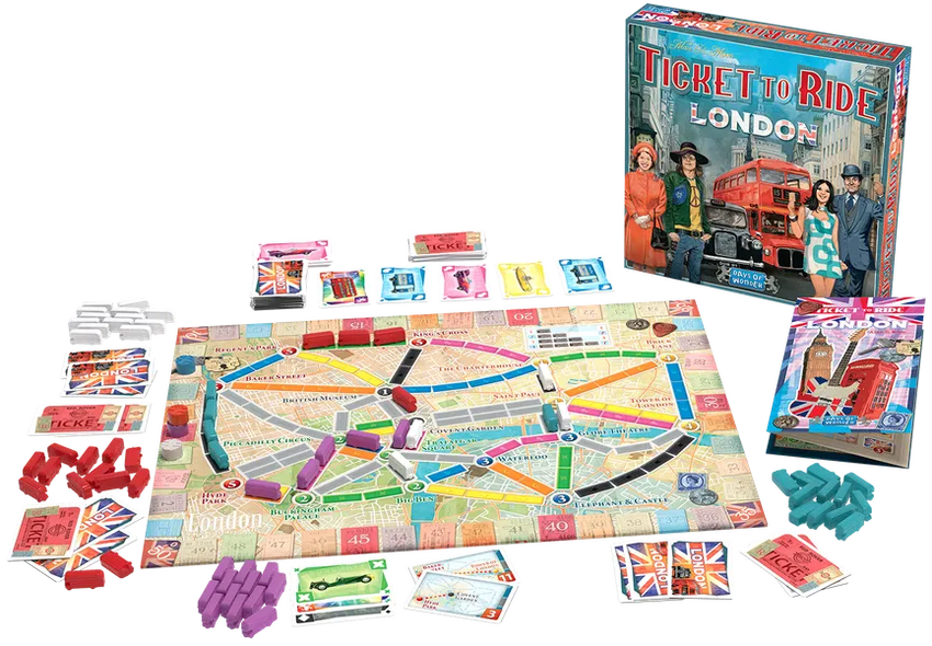 Ticket To Ride: London-001 Board / Card Games-Brain Games OÜ
