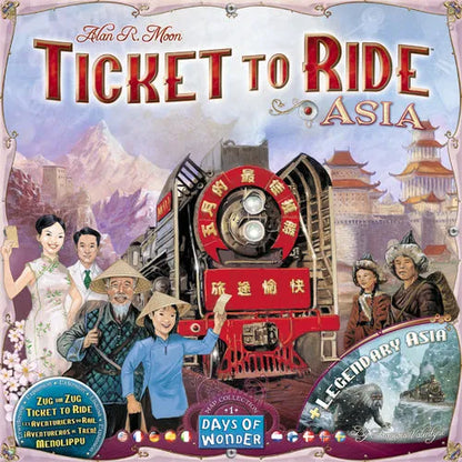 Ticket to Ride Map Collection 1: Asia + Legendary Asia-001 Board / Card Games-Brain Games OÜ