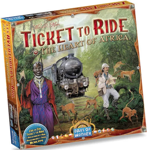 Ticket to Ride Map Collection 3: The Heart of Africa-001 Board / Card Games-Brain Games OÜ