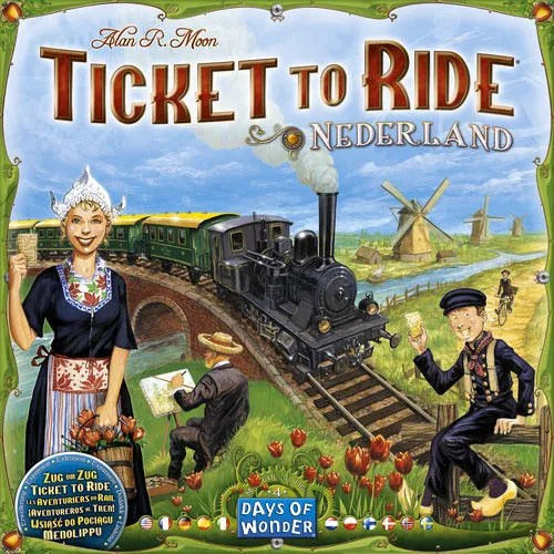 Ticket to Ride Map Collection 4: Nederland-001 Board / Card Games-Brain Games OÜ