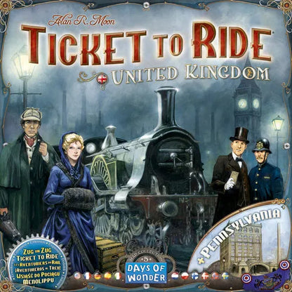 Ticket to Ride Map Collection 5: United Kingdom & Pennsylvania-001 Board / Card Games-Brain Games OÜ