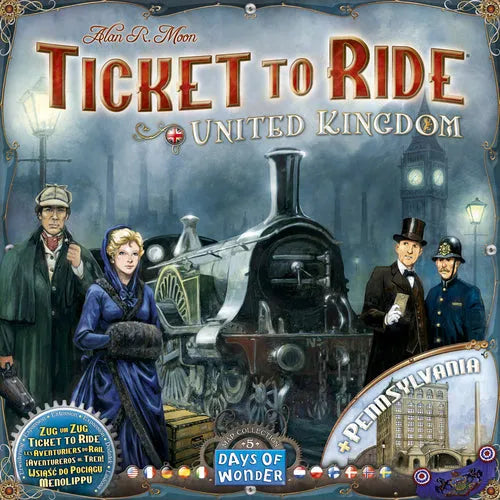 Ticket to Ride Map Collection 5: United Kingdom & Pennsylvania-001 Board / Card Games-Brain Games OÜ