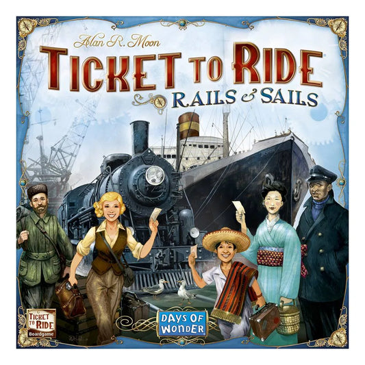 Ticket To Ride Rails & Sails ENG-001 Board / Card Games-Brain Games OÜ