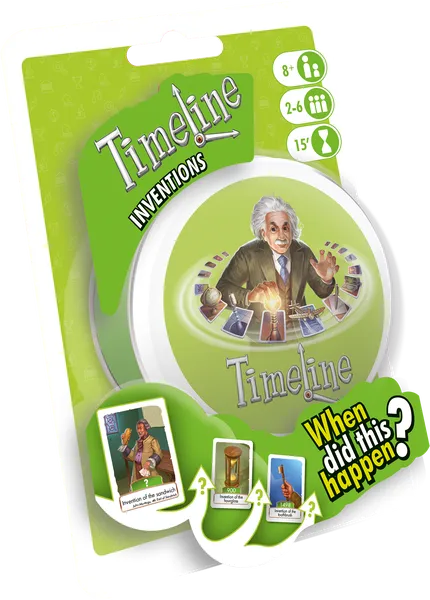 Timeline Inventions Blister-001 Board / Card Games-Brain Games OÜ