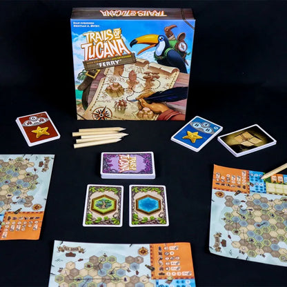 Trails of Tucana with Ferry Expansion-101 Board / Card Games-Brain Games OÜ