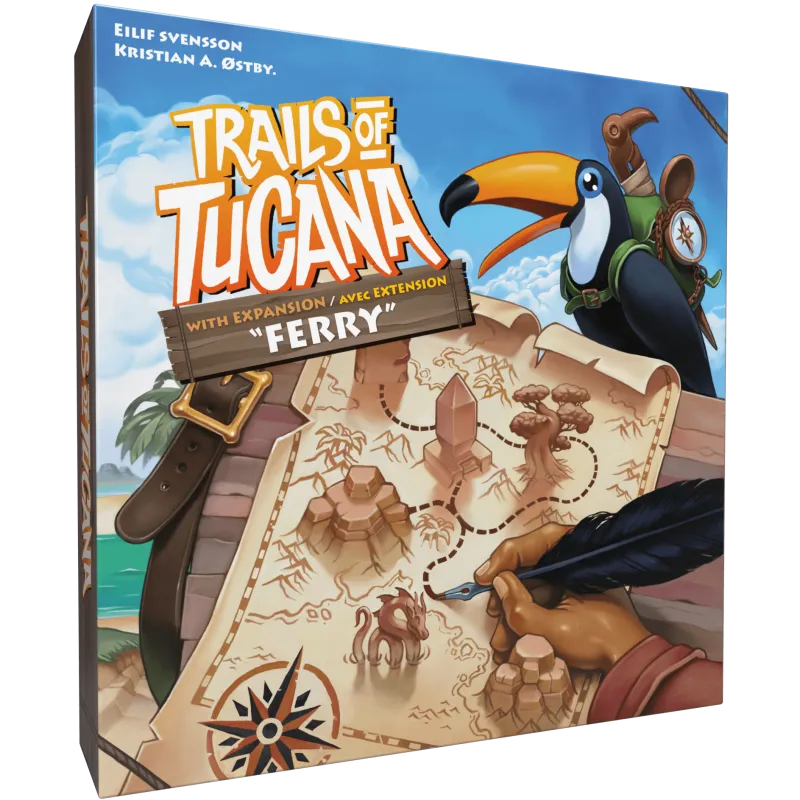 Trails of Tucana with Ferry Expansion-101 Board / Card Games-Brain Games OÜ
