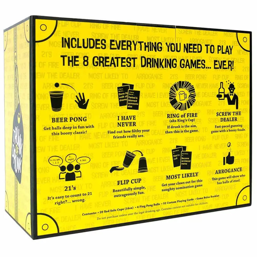 Trunk of Drunk - 8 Greatest Drinking Games-101 Board / Card Games-Brain Games OÜ