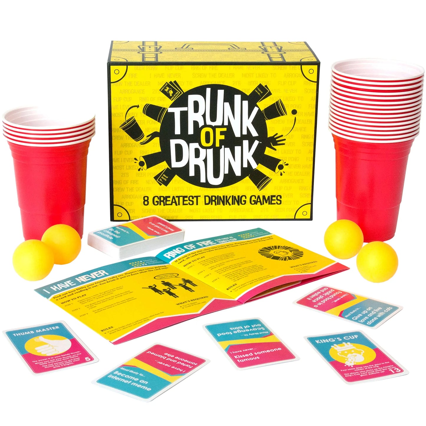 Trunk of Drunk - 8 Greatest Drinking Games-101 Board / Card Games-Brain Games OÜ