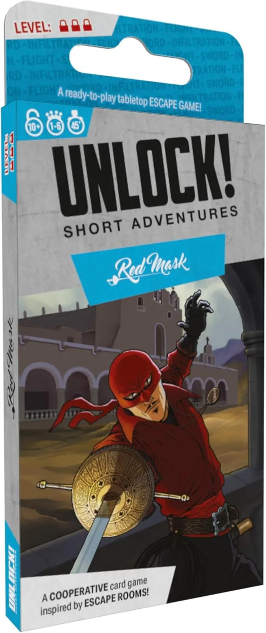 Unlock!: Short Adventures - Red Mask-001 Board / Card Games-Brain Games OÜ