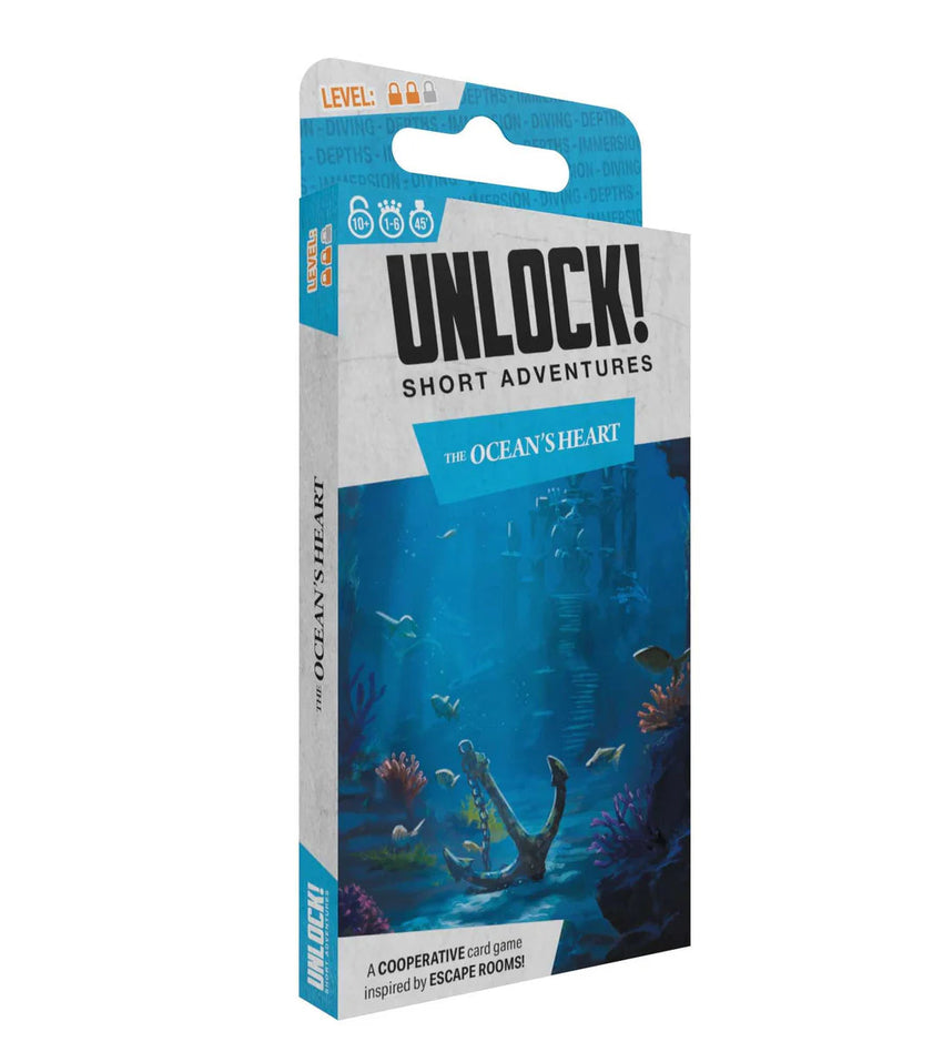 Unlock!: Short Adventures - The Ocean's Heart-101 Board / Card Games-Brain Games OÜ