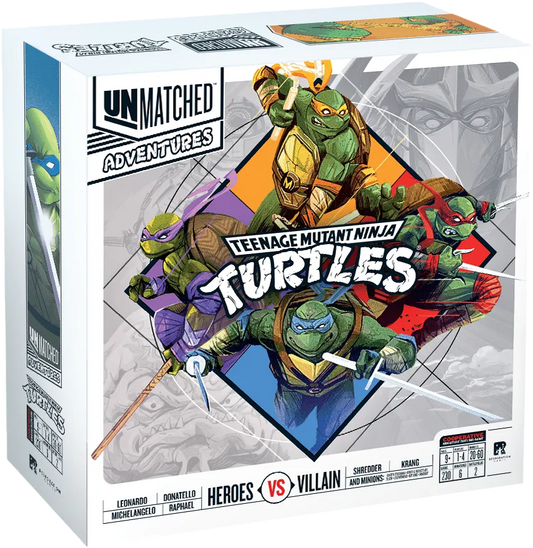 Unmatched Adventures: Teenage Mutant Ninja Turtles-w001 WHSX Board / Card Games-Brain Games OÜ