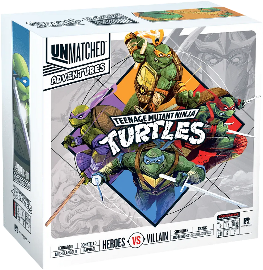 Unmatched Adventures: Teenage Mutant Ninja Turtles-w001 WHSX Board / Card Games-Brain Games OÜ