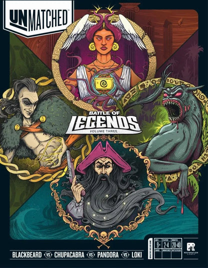 Unmatched: Battle of Legends Vol. 3-w001 WHSX Board / Card Games-Brain Games OÜ