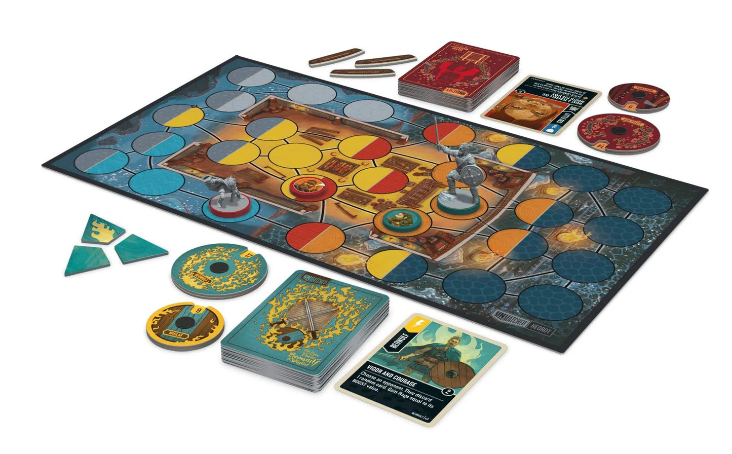 Unmatched: Little Red Riding Hood vs. Beowulf-w001 WHSX Board / Card Games-Brain Games OÜ