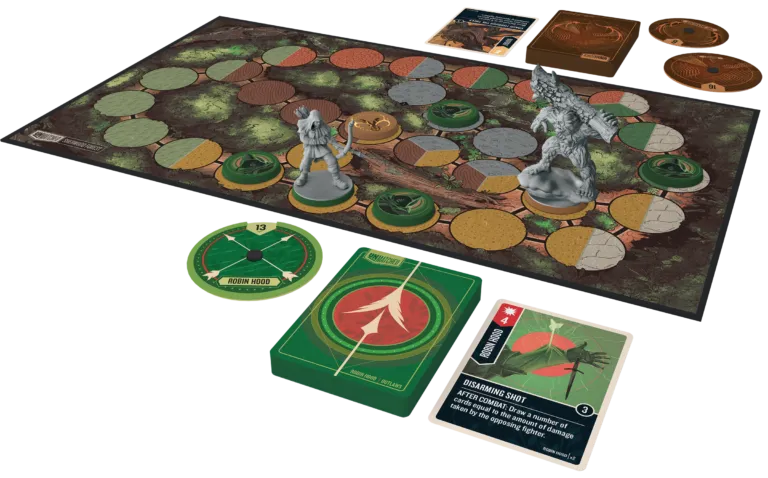 Unmatched: Robin Hood vs Bigfoot-001 Board / Card Games-Brain Games OÜ