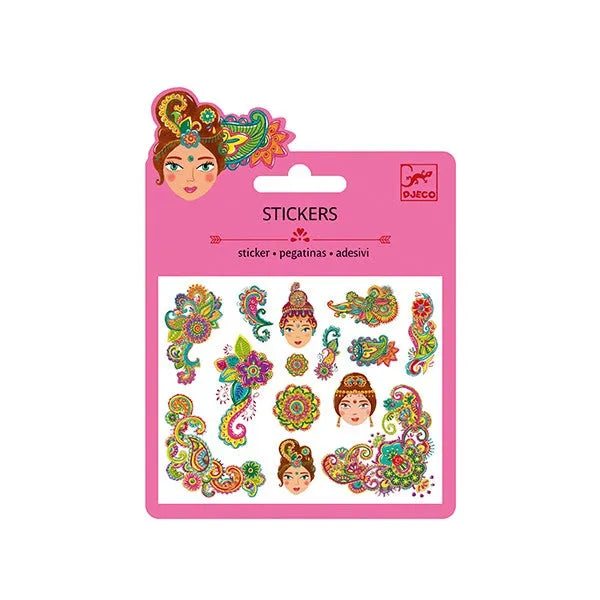 Väikesed kleebised "Indian designs"-010 Toys-Brain Games OÜ