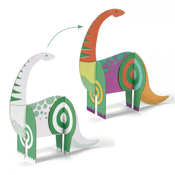 Värvi-Ehita-Mängi "Dinosaurs"-010 Toys-Brain Games OÜ