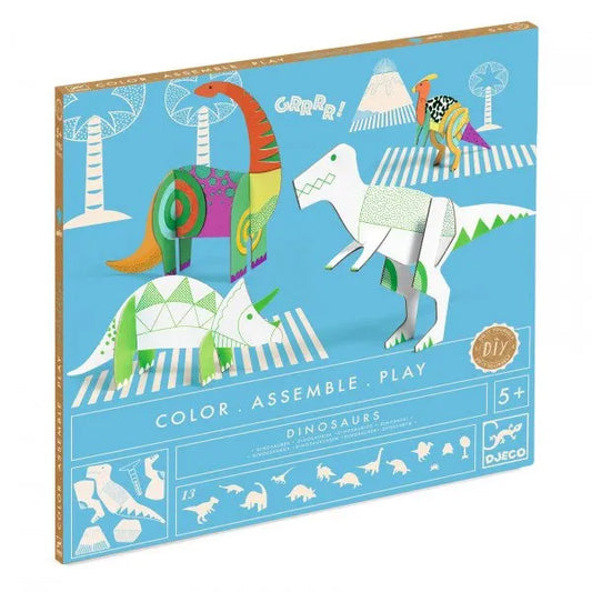 Värvi-Ehita-Mängi "Dinosaurs"-010 Toys-Brain Games OÜ
