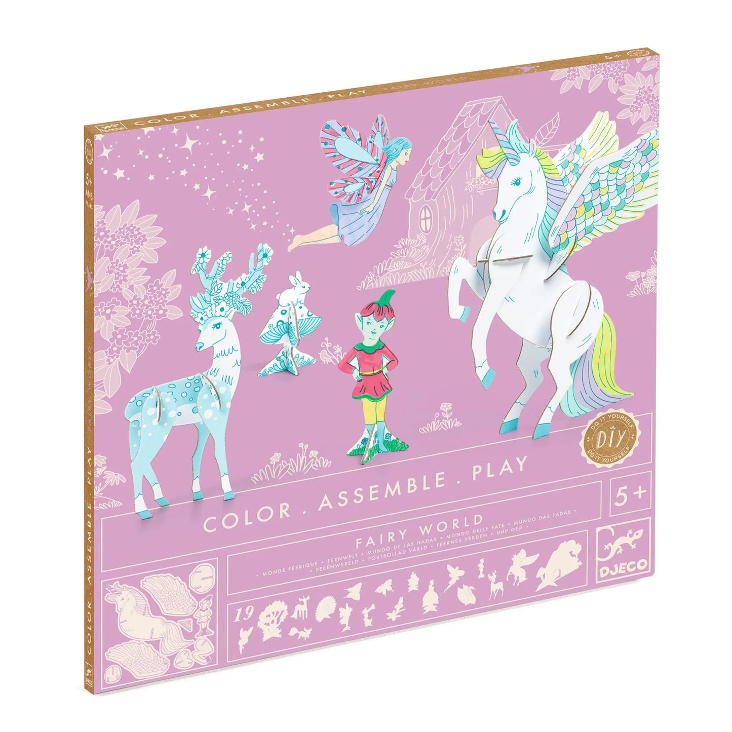 Värvi-Ehita-Mängi "Fairy world"-Lastemängud-Brain Games OÜ
