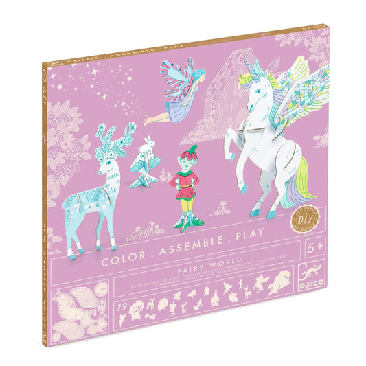 Värvi-Ehita-Mängi "Fairy world"-Lastemängud-Brain Games OÜ