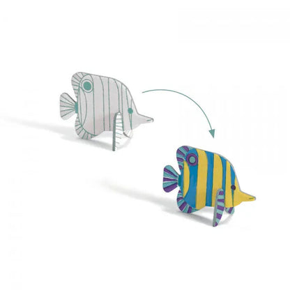 Värvi-Ehita-Mängi "Sea life"-011 Creativity & Brain Teasers-Brain Games OÜ