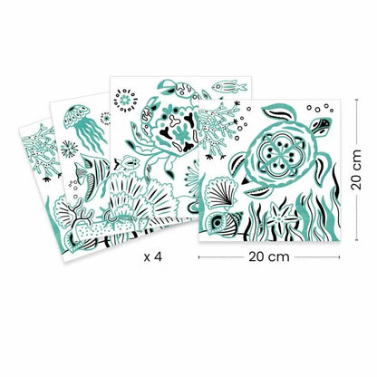 Värvimislehed - Under the sea-010 Toys-Brain Games OÜ