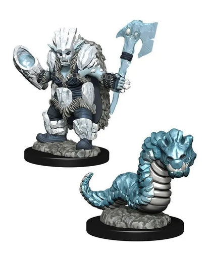 Wardlings Mini Ice Orc & Ice Worm Painted-Strateegiamängud-Brain Games OÜ