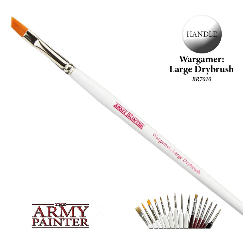 Wargamer Pintsel - Large Drybrush-103 Miniature Gaming-Brain Games OÜ