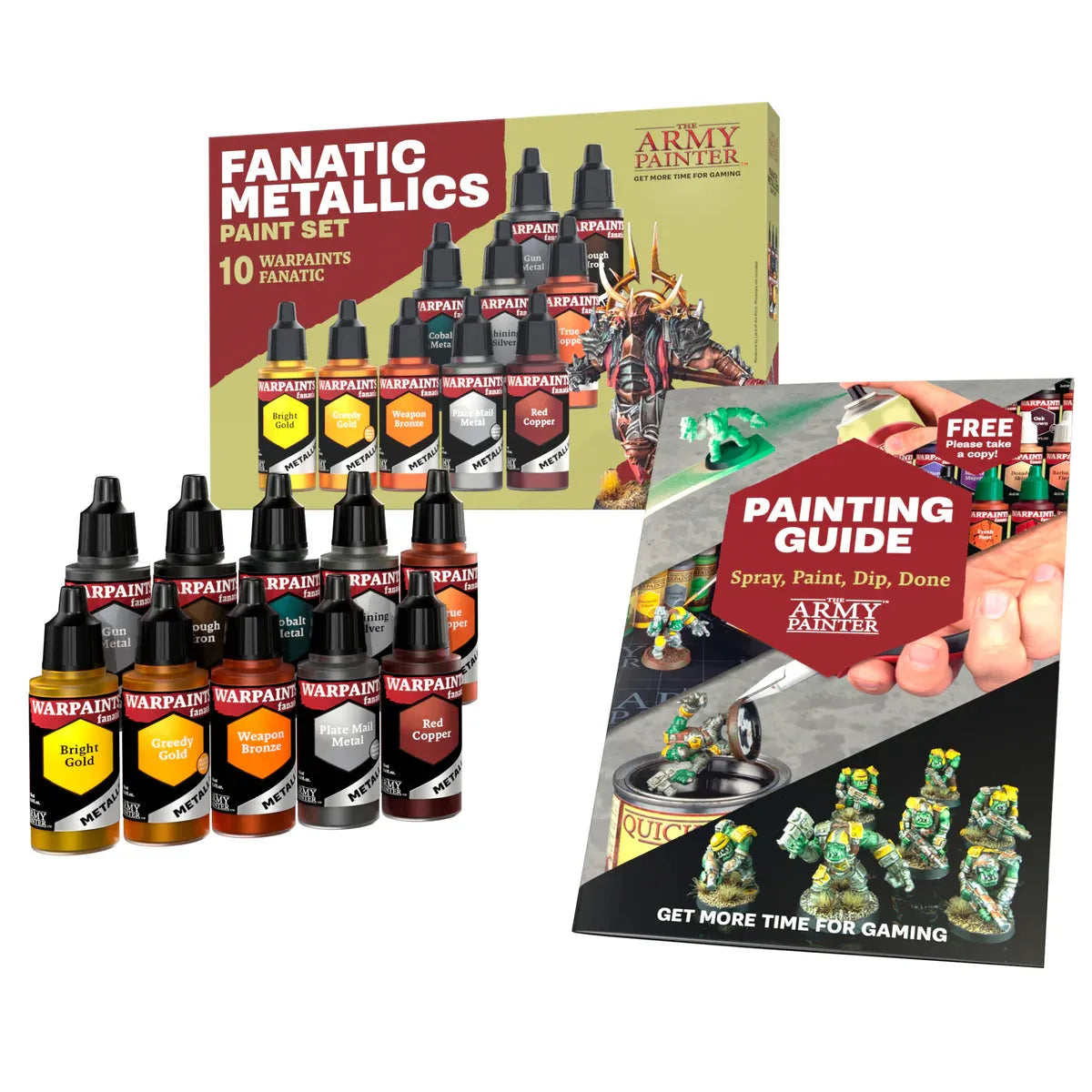Warpaints Fanatic: Metallics Set-103 Miniature Gaming-Brain Games OÜ