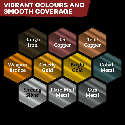Warpaints Fanatic: Metallics Set-103 Miniature Gaming-Brain Games OÜ