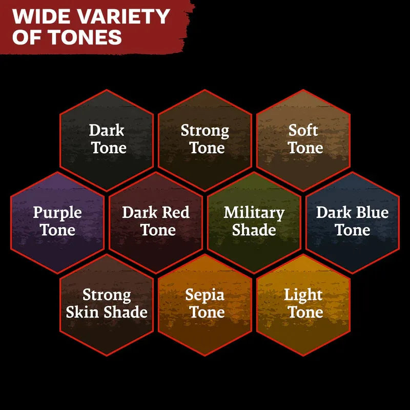 Warpaints Fanatic: Washes Paint Set-103 Miniature Gaming-Brain Games OÜ