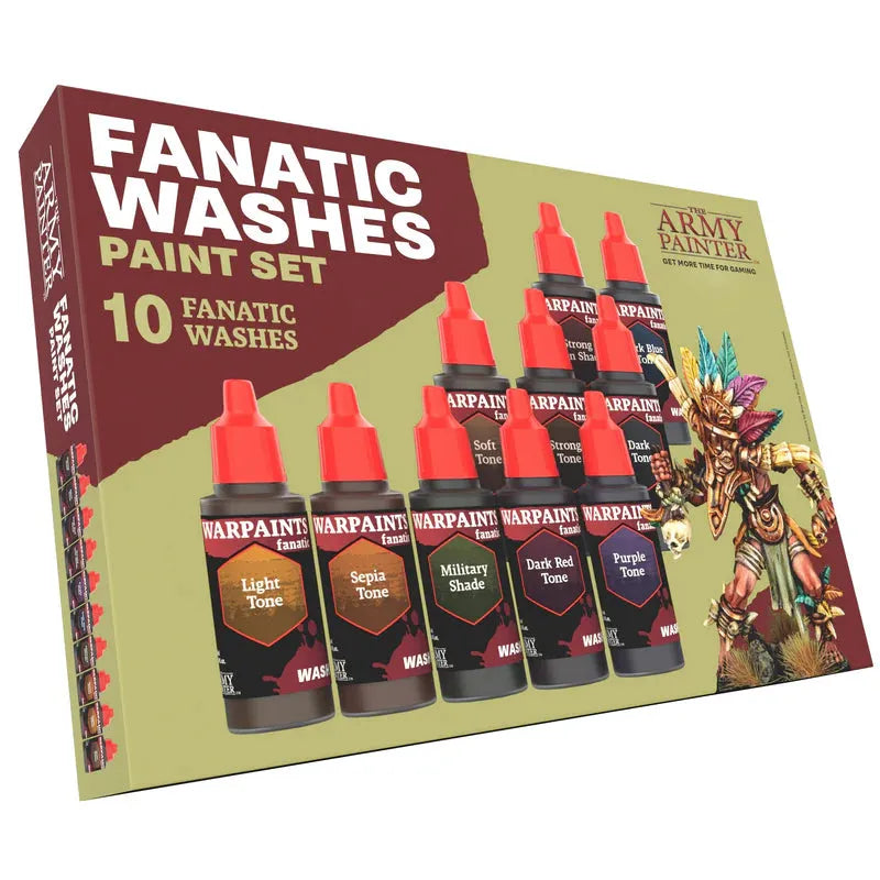 Warpaints Fanatic: Washes Paint Set-103 Miniature Gaming-Brain Games OÜ