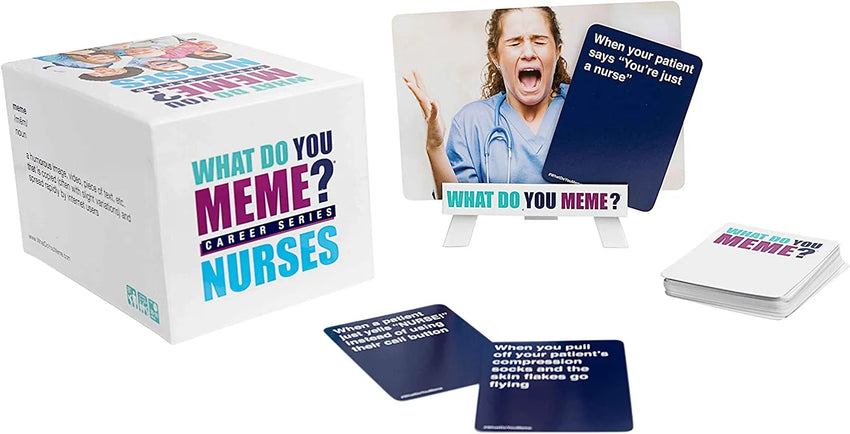 What Do You Meme? Career Series: Nurses-101 Board / Card Games-Brain Games OÜ