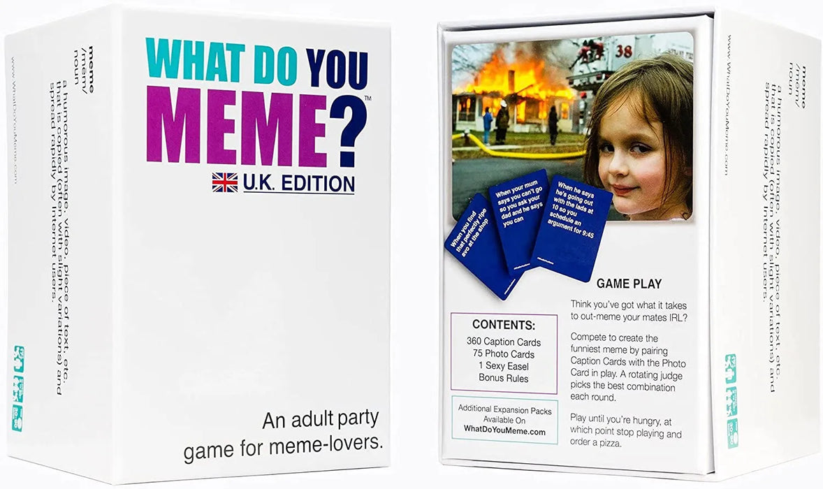 What Do You Meme? UK Refreshed-101 Board / Card Games-Brain Games OÜ