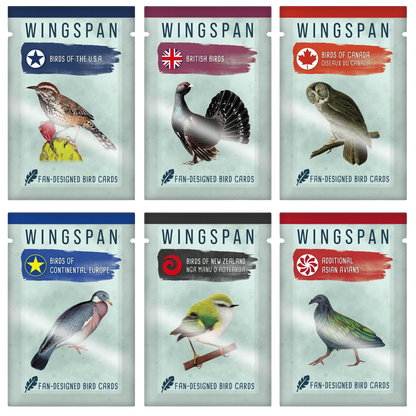 Wingspan Fan-Designed Card Packs: Set 1-101 Board / Card Games-Brain Games OÜ