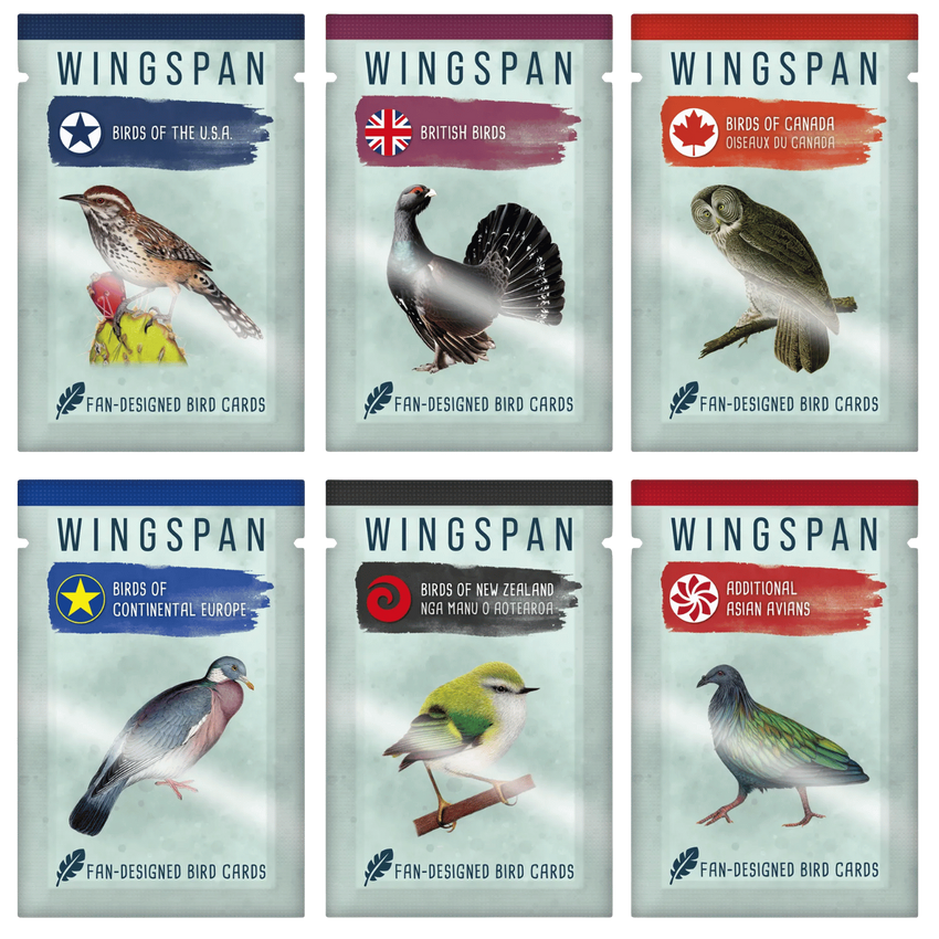 Wingspan Fan-Designed Card Packs: Set 1-101 Board / Card Games-Brain Games OÜ