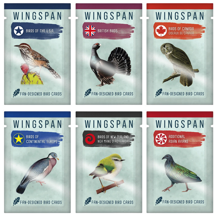 Wingspan Fan-Designed Card Packs: Set 1